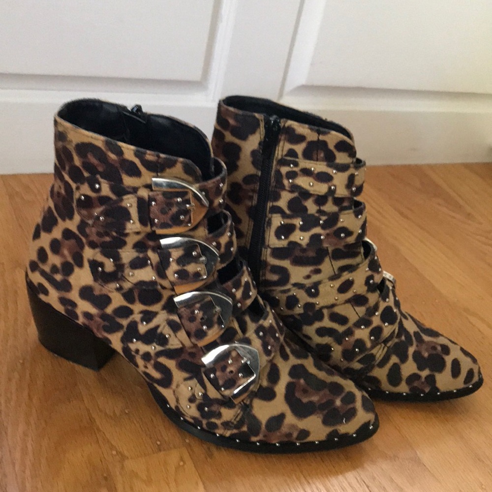Cheetah  Booties